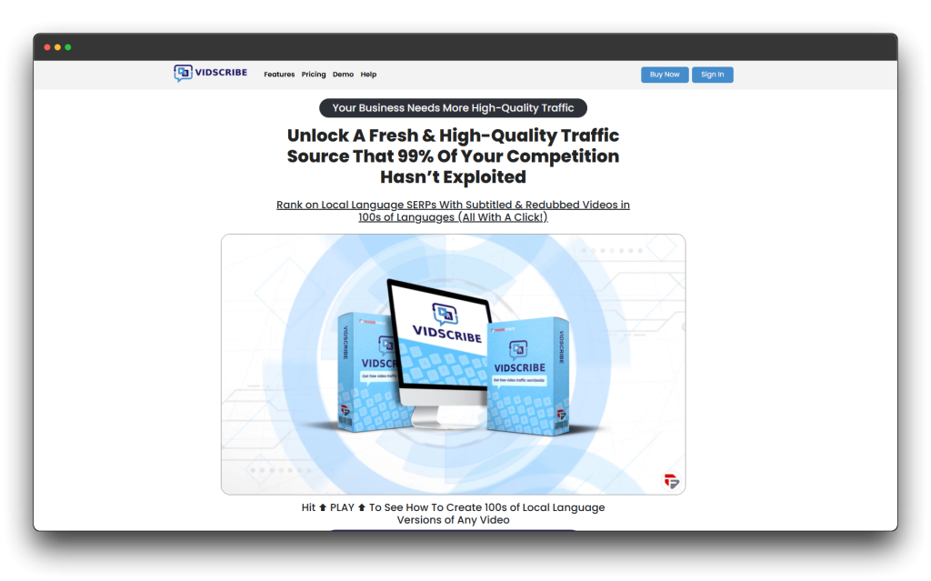 Best Closed Captioning Tools, Vidscribe captioning software